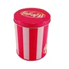 6.7 inch Pink Round Metal Box For Gift