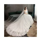 Fashion Wedding Dress High Quality Lace Sleeveless Chinese Custom Make Mermaid Bride Gown