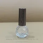 unique new design UV LED soak off gel empty glass nail polish bottle