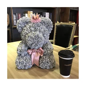 best christmas valentine gift rose flower teddy bear teddy bear