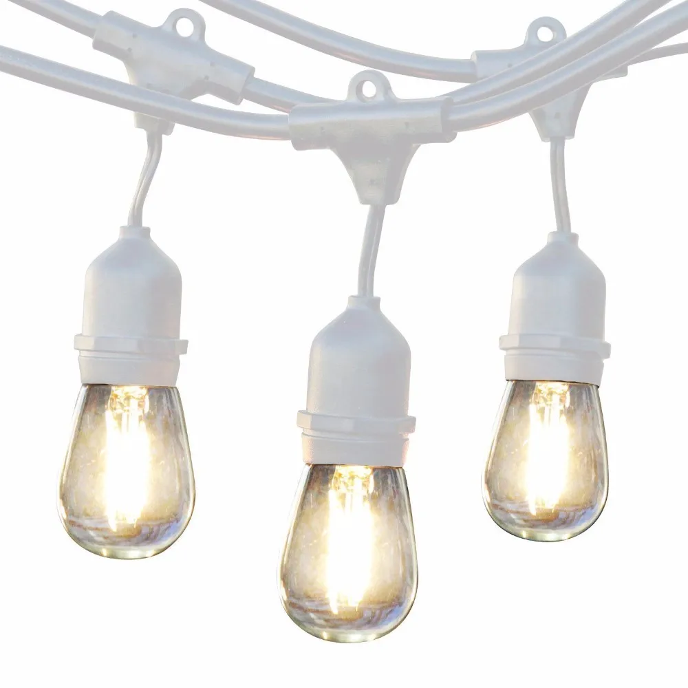 110v Bulb Outdoor Commercial String Patio Hanging Drop Sockets E26 Incandescent Light S14 Business Christmas Iron String Lights Buy 110v E26 String