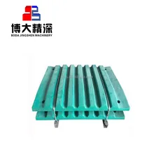 Apply for original metso nordberg C63 C80 jaw plate for jaw crusher spare and wear parts