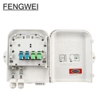 Indoor Wall Mount pole mount type outdoor 8 core fiber optic termination box 1x8 plc spliter box distribute box fiber optic