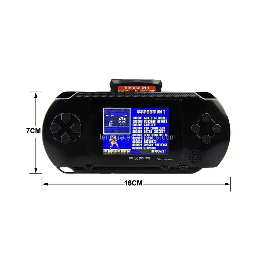 3 Inch 16 Bit PXP3 Handheld Game Player Retro Video Game Console de jeux Consola 150 Classic Games Child Gaming Players Consoles