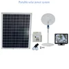 Indoor energy storage 40w DC solar fan system DC TV lighting