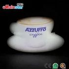 table stand coffee cup mini sign operated battery powered led light box