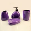 Modern Colorful Home Goods Ceramic Bathroom Accessories Sets