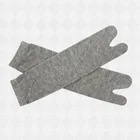 Factory custom breathable soft 100% cotton toe socks