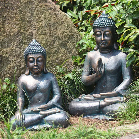 resin garden buddha