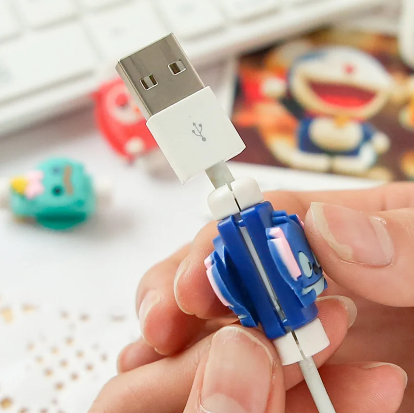 RISHUN Mobile Phone Accessories Practical USB cable protector and cable winder sets - ANKUX.COM