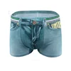 Customize Soft Cotton Spandex Boxer Briefs Sexy Mens Underwear