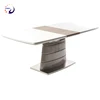 Living room furniture hotel/restaurant modern extendable marble dining table