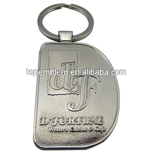 df cafe keychain metal key chain customize address key chain