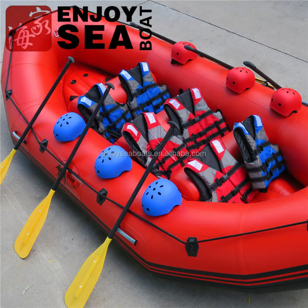 ¡6 a 8 persona Durable inferior inflable Rafting barco río Whitewater