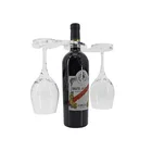 2 pcs wine glass Clear acrylic wine glass holder drying rack