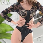 High Quality open sexy photo women lace and pu leather sexy underwear lingerie