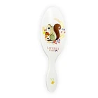 Antistatic cheap plastic white color massage hair brush comb