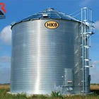 Widely Used Farm Small Steel Corn Silo Tank for Plastic Wood Chip Sawdust Paddy Storage Sale