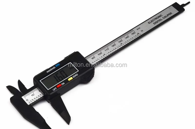 Plastic Digital Caliper Digital Plastic vernier caliper 150mm 6" Carbon
