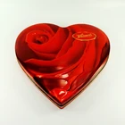 Custom Valentines Gift Heart Shape Cookie Tin Box For Wedding