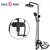 G118 Luxury rain shower systems hotel shower combo set include high pressure showerhead and shower faucet