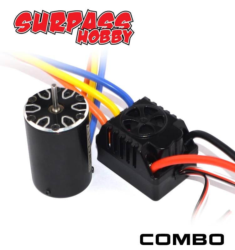 Competition Motor Brushless Dc Motor 12v 550 Sensorless 80a Esc Combo