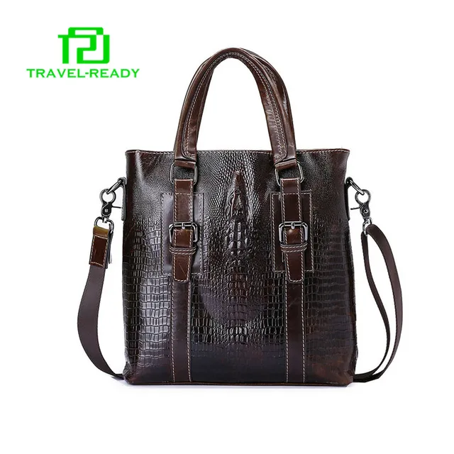 crocodile men bag