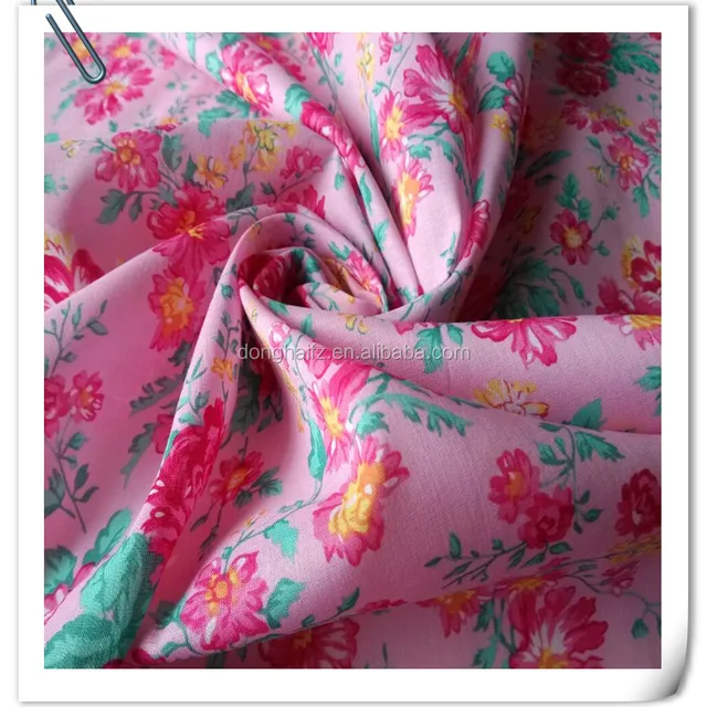 Fancy design print cotton gauze fabric