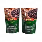 Customized aluminum plastic bag doypack zip lock stand up mayler salt/pepper/curry powder packaging pouches