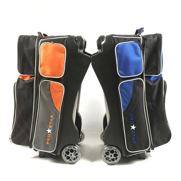 Bowling Bag 3 Balls Bowling Roller Bag With Wheels Triple Bag Buy
