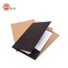 A4 Paper Folder Eco-friendly Fashion Cheap A4 Size Kraft Paper Cardboard Business Cards Packaging Document File Folders