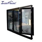 China quality supplier AAMA/AS2047/NZS4211 patio glass folding door