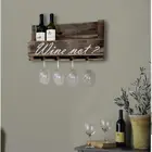 Wooden Latest Rustic Wooden Wine Bottle Holder Multifunction Wine Rack Custom Home Decor