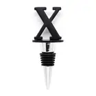 Wine and Beverage Bottle Stopper With Gold (LetterX