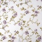 Women garment dress customized flower polyester viscose burn out printed fabric