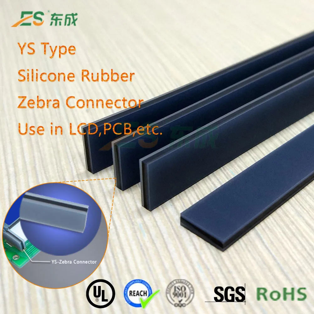 Electrical Conductive Rubber LCD Zebra Strip Silicone Conductive Rubber