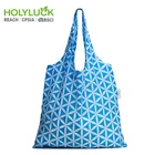 Reusable Promotion Polyester Supermarket Eco Friendly Keychain Foldable Shopping Bag