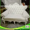 Luxury Baroque White Wedding Loveseat Sofa