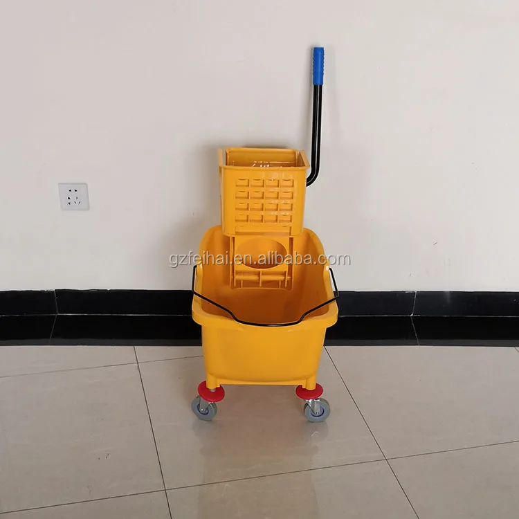 制造商 32l 地板清洁塑料 wringer 拖把
