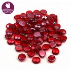 Colored glass flat beads for home & garden decoration
