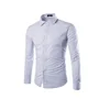 Wholesale Premium Custom Mens Long Sleeve Causal White Dress Shirt