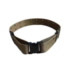 Khaki nylon cheap military police belts camouflage tactical hiking security customize duty belt for outdoor
