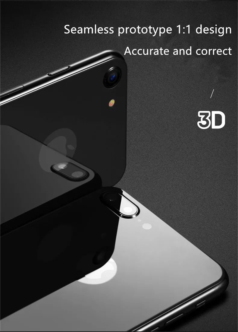 ALLVCOVER iphone 8 8plus back tempered glass (7)