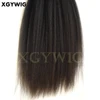10"-30" Wholesale factory price 100% virgin Remy unprocessed African American Kinky Straight relaxed texture brazilian hair