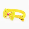 Factory pet dog hair bows safty hook adjustable pet grooming neck bows dog accessories wholesale