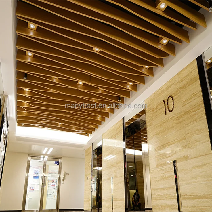 Flexible Operation Aluminum Wooden Baffle Ceiling Decoration Buy Wooden Baffle Ceiling Decoration Aluminum Wooden Baffle Ceiling Operation Aluminum