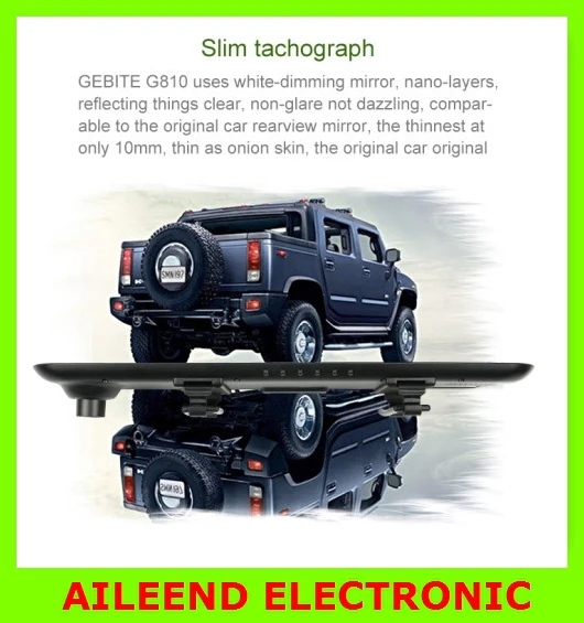 G810 2.4" 140 Degree Wide Angle Full HD 1080P Car DVR Camera Recorder Motion Detection 5MP camera