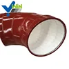 Wear resistant material ceramic lined elbow stainless steel pipe with low price