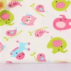 100% Organic cotton printing paramatta interlock fabric for baby cloth
