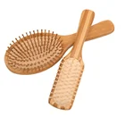 2019 Hot Selling Custom Professional Natural Bamboo Air Cushion Large Square Paddle Hair Brush